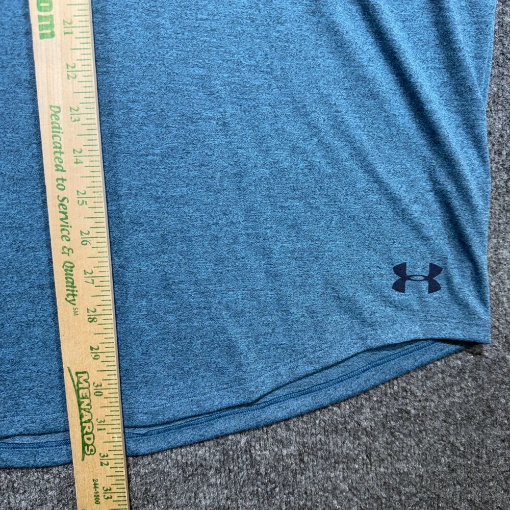 Under Armour UA Siro Elite 1/2 Zip Pullover Mens 2XL Blue Heathered Performance